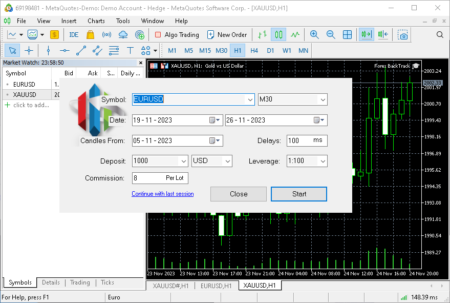 Forex Trading Simulator 